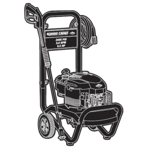 SPEED CLEAN Pressure Washer Model 020227-0 Image